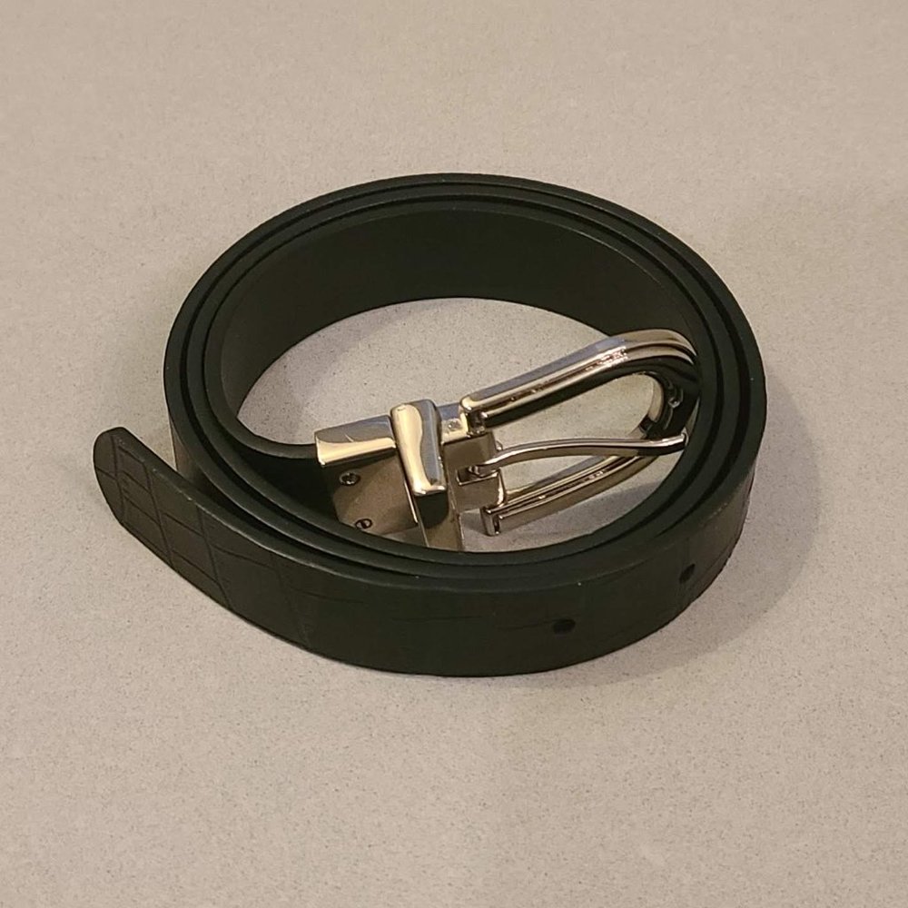 Black Patterned Belt